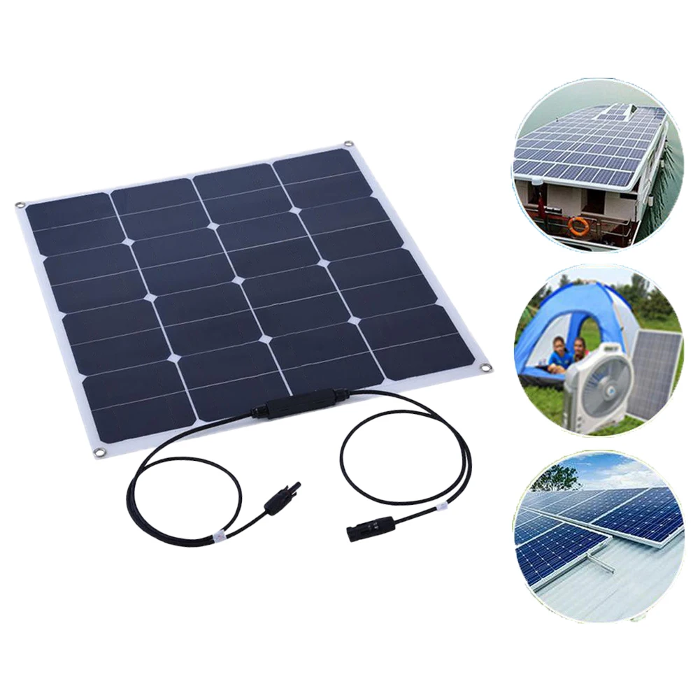 

20-300W 18V Sunpower Semi Flexible Solar Panel Battery Charger For RV Boat Battery Charger Usb 5v Dc 18v Output