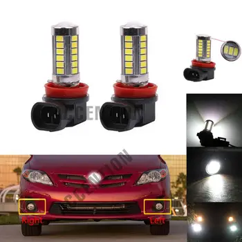 

2Pcs LED Light Fog Lamp Bulbs For Toyota Corolla 2011 2012 2013 Car-Styling Front LED Bulbs