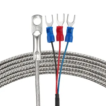 

uxcell Pt100 Temperature Sensor Probe 3 Meters Cable 6mm Hole Thermocouple -49~788°F (-45~420°C)