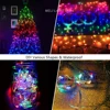 Cortina de arco iris para decoración de árbol de Navidad, luces LED impermeables, hadas, guirnalda parpadeante para ventana, guirnalda de luces para dormitorio de niñas ► Foto 3/6