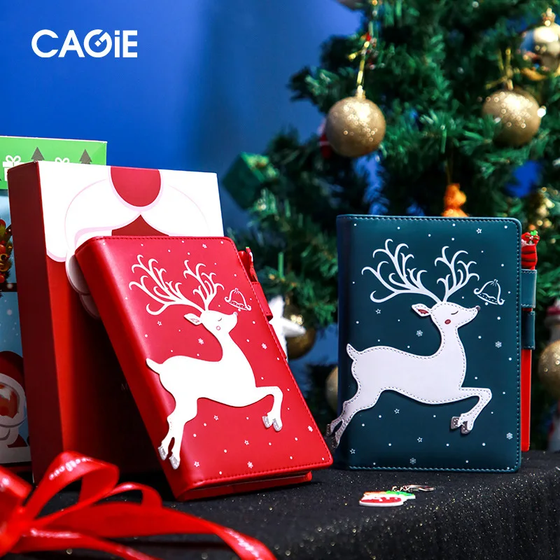 

Christmas Notebook A5 Diary Journal Wonderful Notepad Gifts Festival Agenda Planner Organizer Office School Sketchbook Note Book