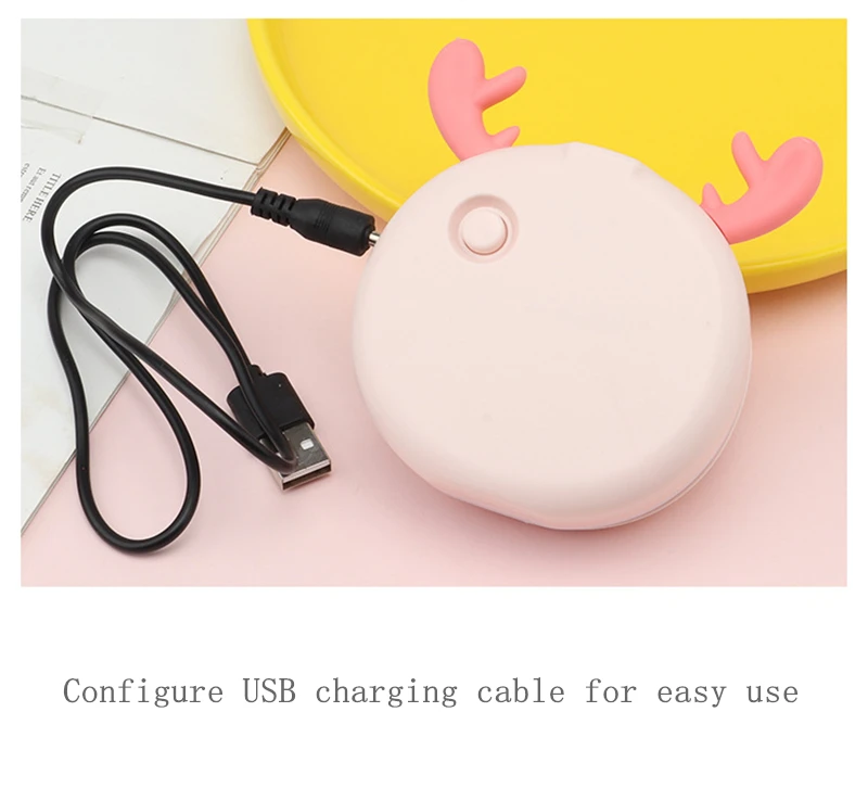 Qianyun USB милый перезаряжаемый обогреватель для рук светодиодный электрический маленький портативный ручной подогреватель рук для ног горячий мгновенный нагрев для Winte