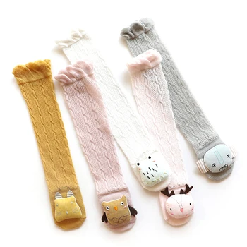 

Baby Girls Socks Long Sock For Girls Knee High Non Slip Breathable Mesh Cotton Soft Doll Accessories Cute Cartoon Summer New