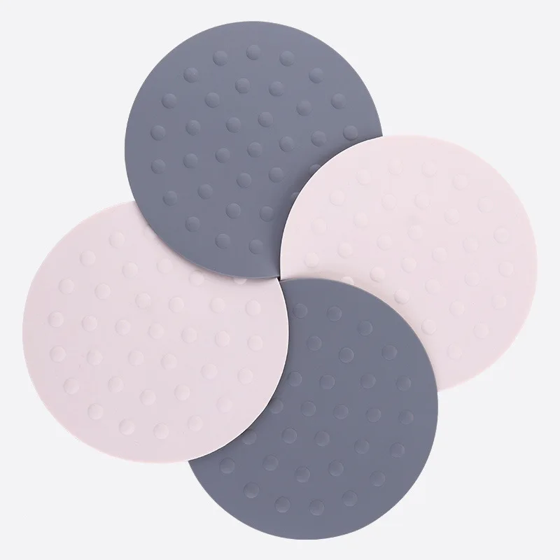

Round Heat Resistant Silicone Mat Table Mat Drink Cup Coaster Heat Insulation Mat Non-slip Pot Holder Table Placemate
