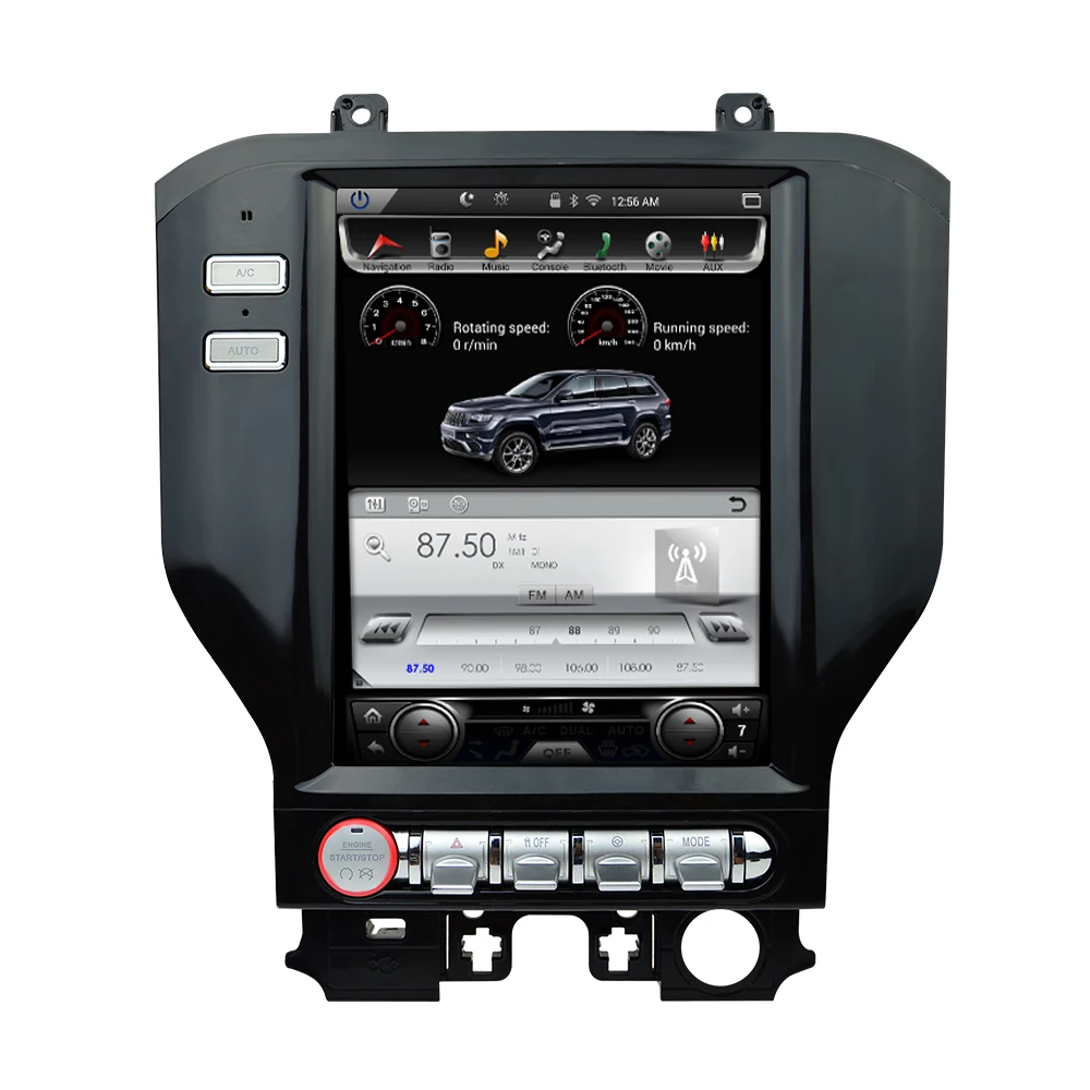 Автомагнитола 32 Гб ПЗУ мультимедийный плеер на Android с вертикальным экраном 10 4