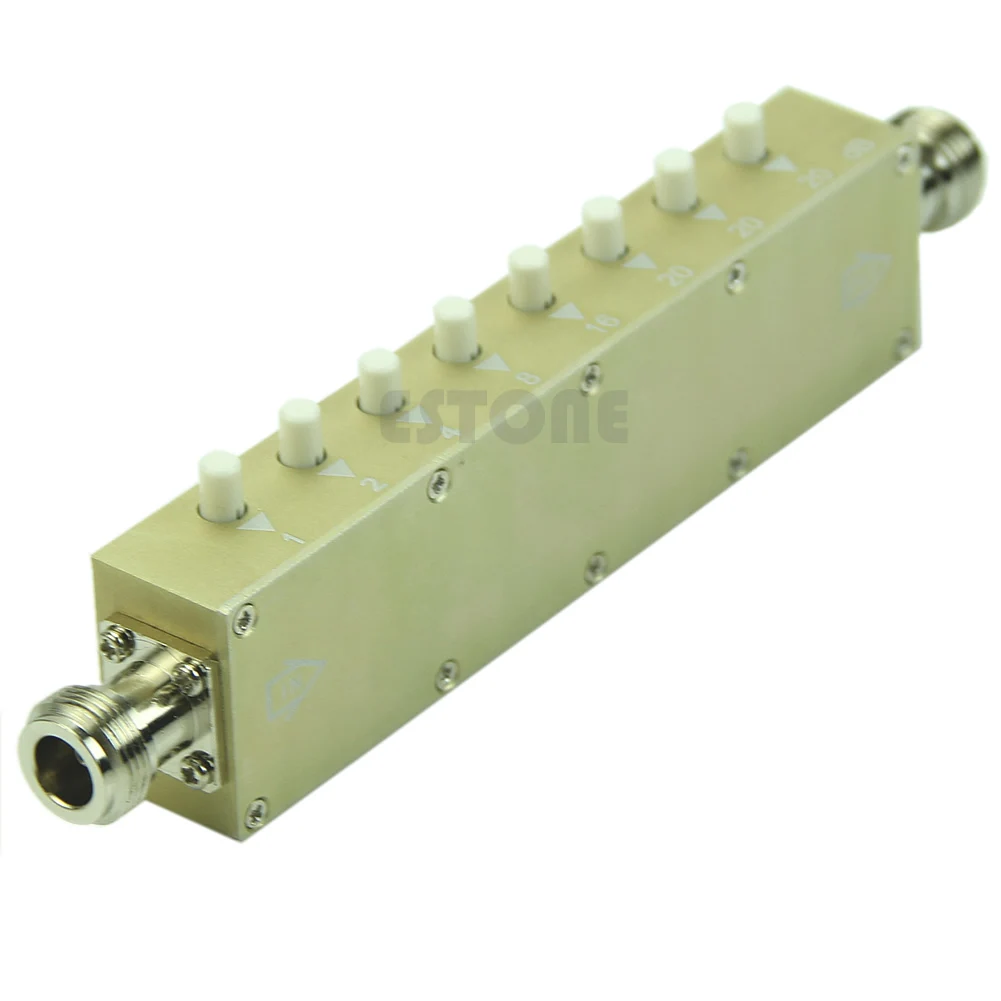 

AIMOMETER New Adjustable Variable Attenuator N 5W 0-90dBi DC-2.5GHZ 50ohm RF Coaxial 8-key