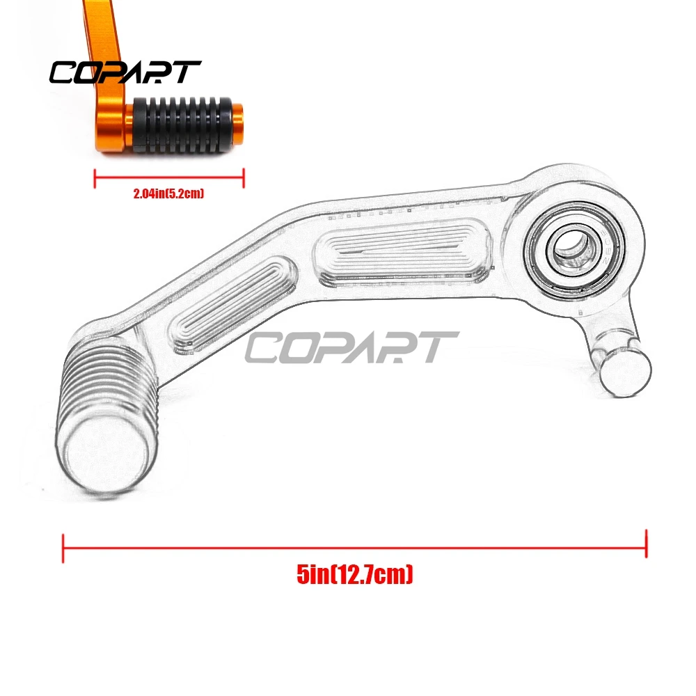 Мотоцикл ножной тормозной рычаг и рычаг переключения передач пара CNC алюминиевая Педаль Для KTM 390 Duke 2013 125 200 оранжевый