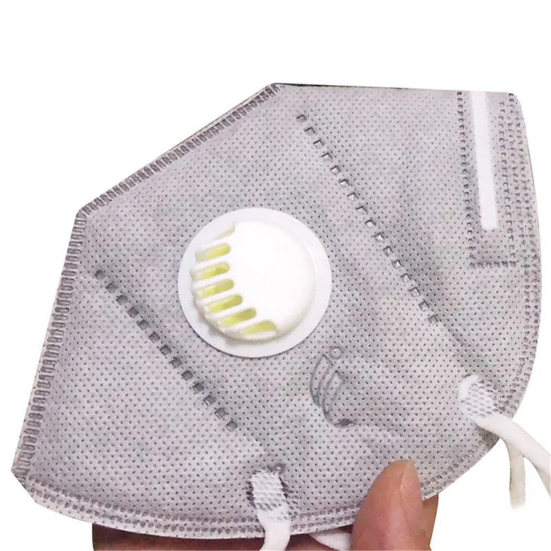 

KN95 Protective Face Mouth Mask Self-defense Respirator with Breathing Valve Dust-proof Air Particle Content Exceeds 95% Mask