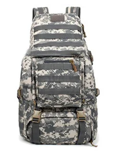 ACU Digital US Army Rucksack Tactical Mountaintop Backpack Trekking Outerdoor Bag Large Military Backpack 55L Mountaineering Hiking Backpack - Цвет: ACU Digital