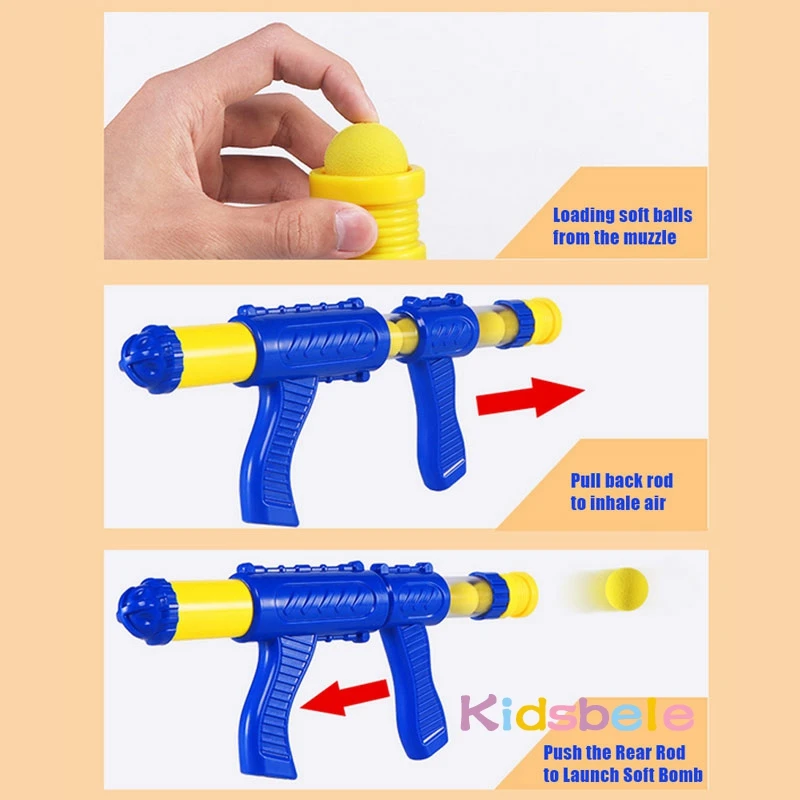 Soft Foam Ball Gun Shooting Game Toys For Children Indoor Interactive Novel Toys Duck Air Pump Powered Kids Gun Soft Foam Ball Gun Shooting Game Toys For Children Indoor Interactive Novel Toys Duck Air Pump Powered Kids Gun