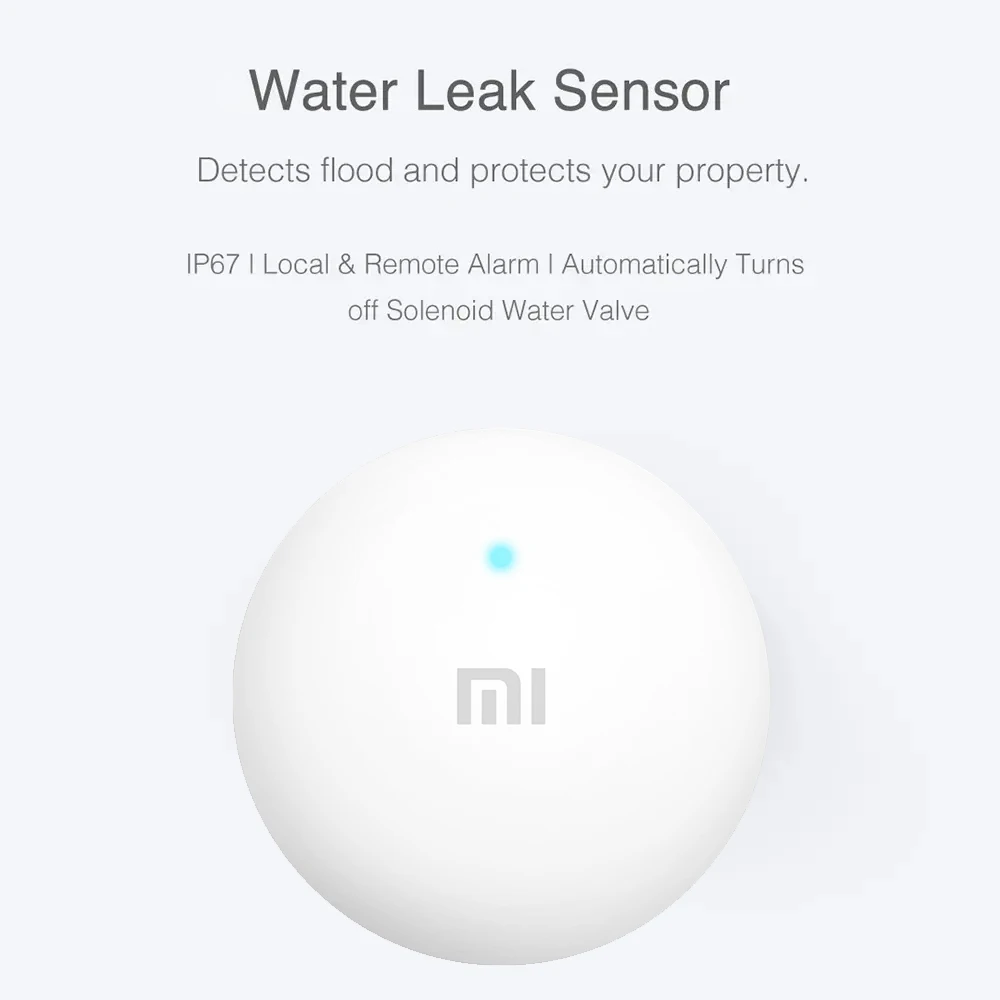 Xiaomi Water Sensor Flood Water Leak Detector For Home Remote Alarm Security Soaking Sensor Work With Xiaoai Speaker Mijia App