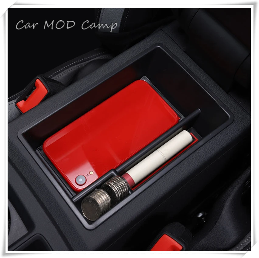 

For Audi Q3 2019 2020 Interior Accessories Central Armrest Storage Box Holder Organizer Container Tray Car Styling