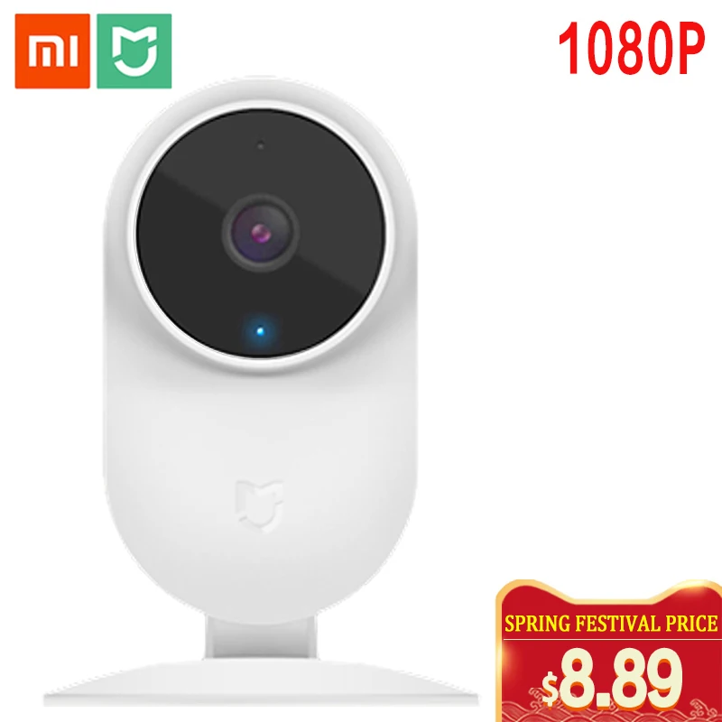 

Original Xiaomi Mijia Smart IP Camera HD1080P 2.4G Wifi Wireless 130 Wide Angle 10m Night Vision Intelligent Security for mihome