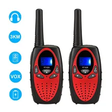 1 пара случайных цветов Детские рации дальние расстояния 3 км 2 способ радио 8 каналов Walky Talky дни рождения Подарки для ребенка#40