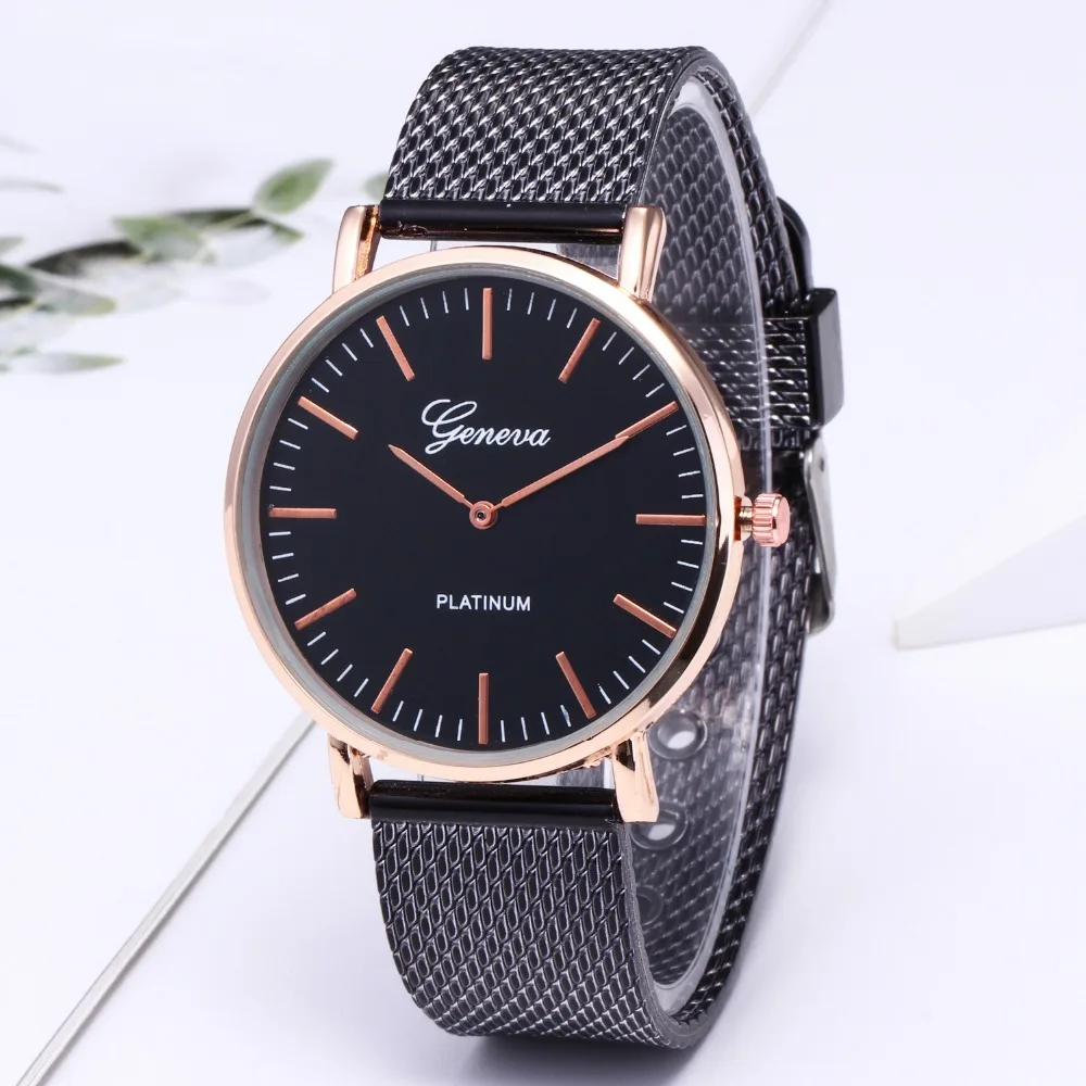top luxury brand GENEVA Fashion Classic Women Watch Quartz Stainless Steel Wrist Watch Bracelet Watches Women Business relogio feminino reloj best gifts wholesale (13)