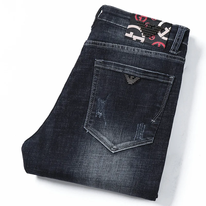

Genuine Product Top Grade Youth MEN'S Jeans Autumn And Winter New Products Trend Big Brand Jeans Men's Hot Selling