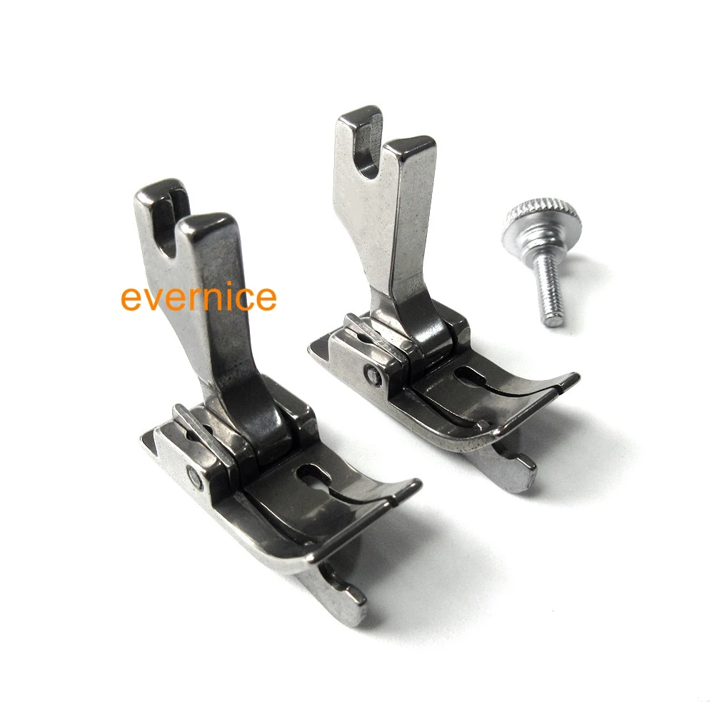 #SP-18 Industrial Sewing Machine Hinged Presser Foot with Right Guide 1/8" 2 pcs 