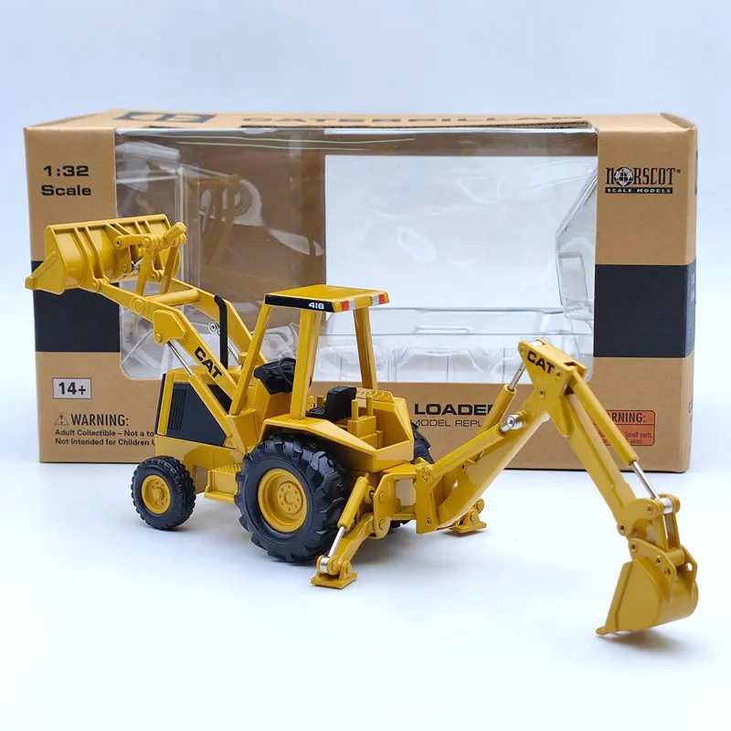 Norscot 1:32 For Caterpillar Cat 416 Backhoe Loader 55271 Diecast Models Collection Engineering vehicle Toys Car Gift