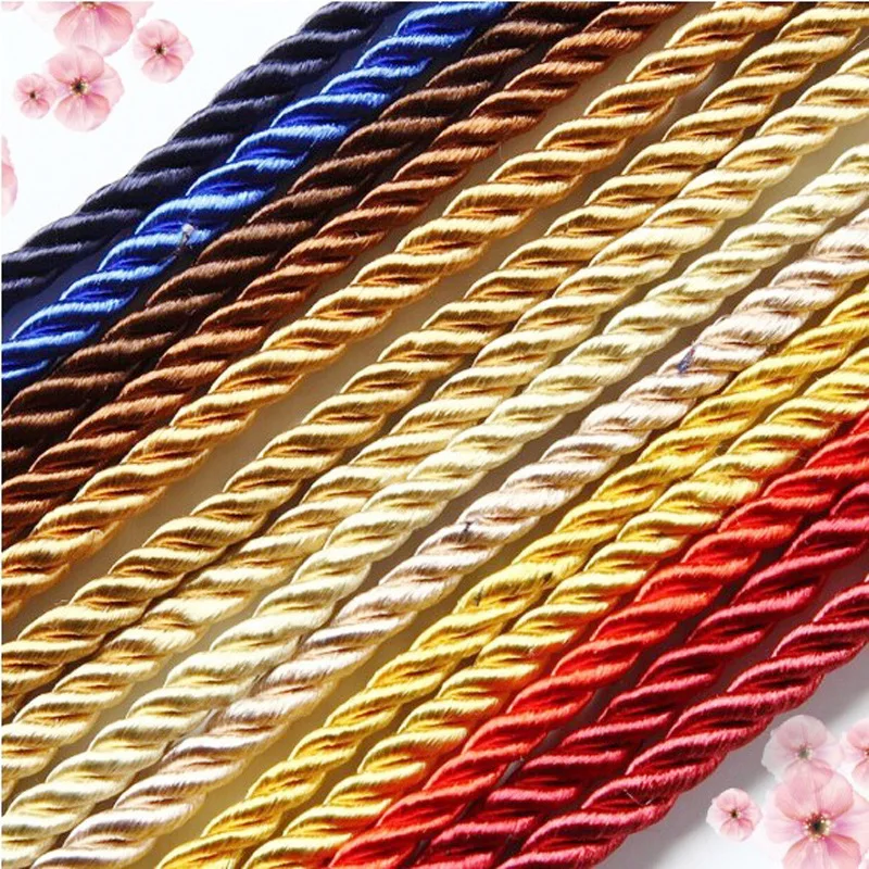 Polypropylene Rope 10yards Paracord Rope 5mm 3-Strand Polypropylene Rope Home Decoration Accessories For Bracelet Rustic Home Decor