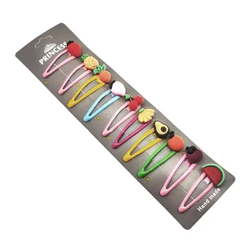 

Cute fruit clip princess does not hurt the bangs BB clip clip fruit clip clip clip clip clip clip hair clip broken girl hair acc