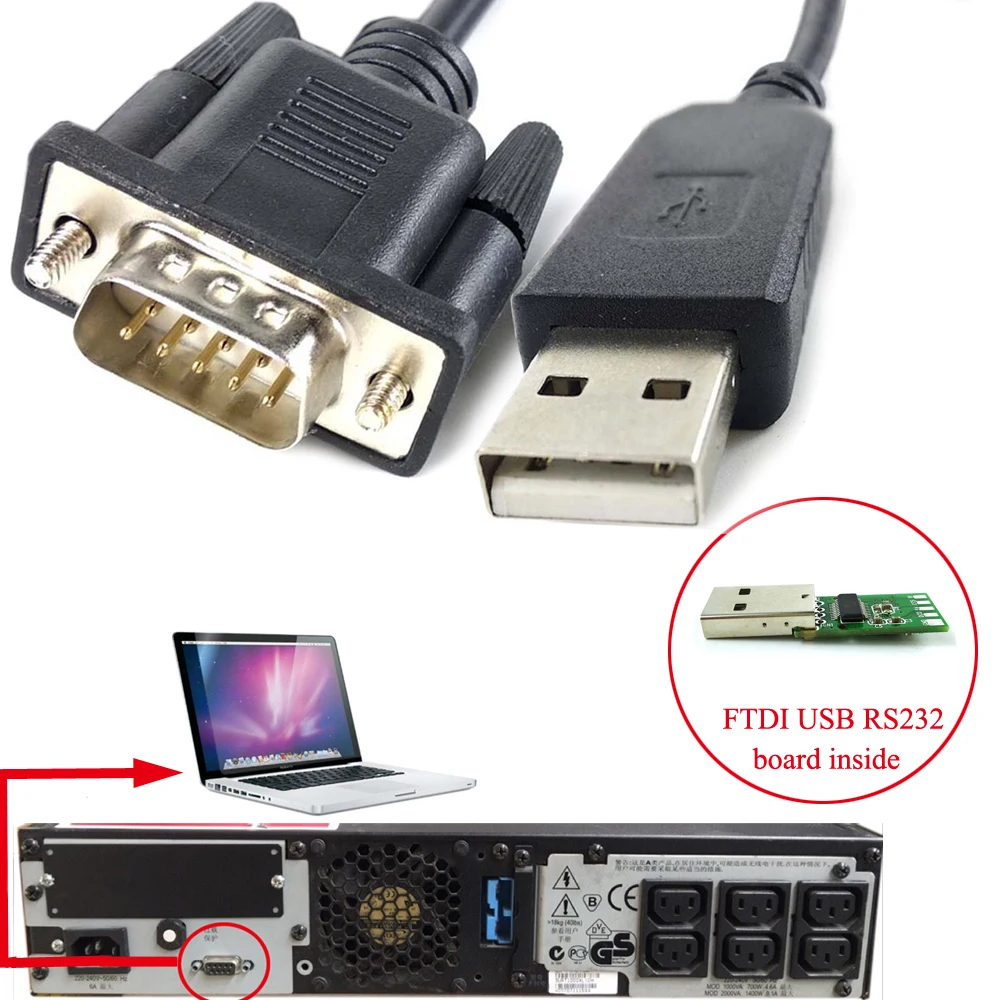 DB9RS232SerialCableforSchneiderSUA1000SUA1500APC1500Smart