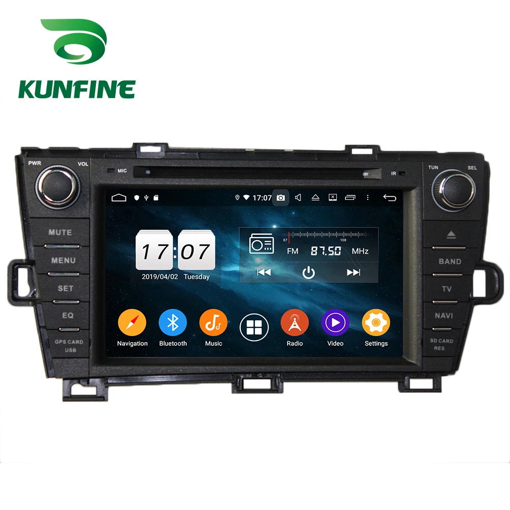 Sale Android 9.0 Octa Core 4GB RAM 64GB ROM Car DVD GPS Multimedia Player Car Stereo for Toyota Prius 2009-2014 right driving 3