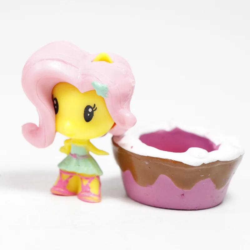 Hasbro 4 5 см My Little Pony кукла игрушки мини пони украшение девочка принцесса игрушка