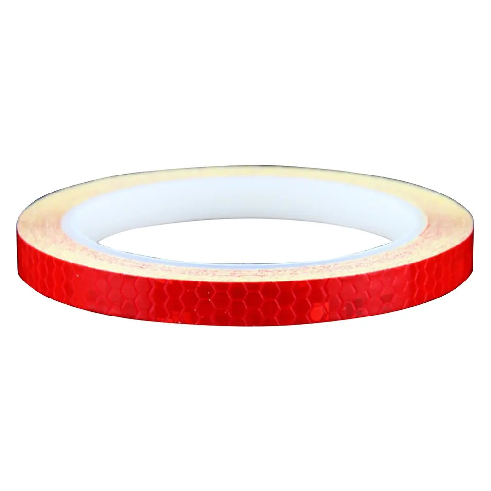 Red Прочные Светоотражающие прочные Светоотражающие Предупреждение ющие наклейки для горного велосипеда, люминесцентные светящиеся наклейки для тела мотоцикла - Цвет: Red
