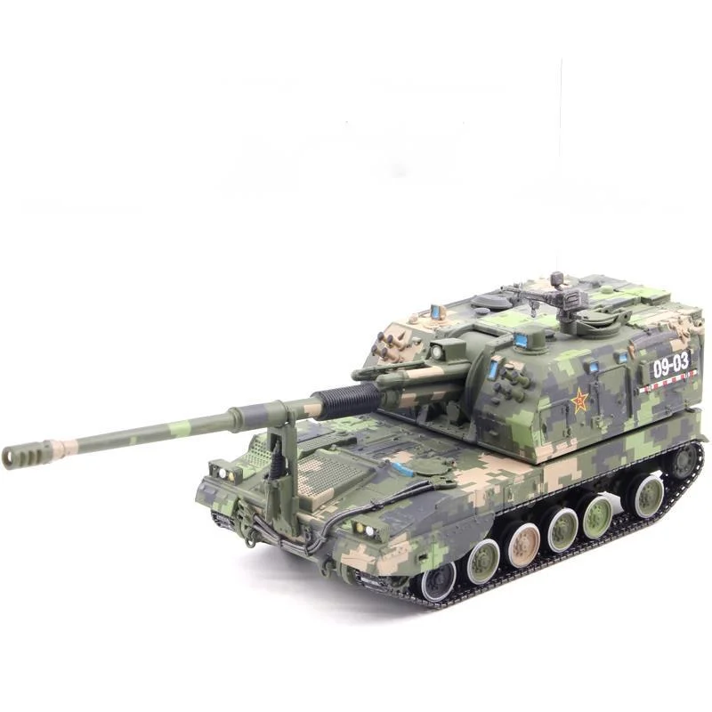 

1/72 Alloy Die-casting Tank Model China PLZ05 Self-propelled Artillery 05 Type 155 Self-propelled Howitzer Weapon Collection Toy