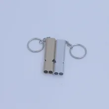 Diplopore высокочастотный свисток для выживания на открытом воздухе, аварийный самопомощь, высокочастотный свисток из алюминиевого сплава, спасательный свисток