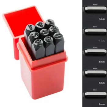 

Numbers Stamp Craft Set Letters Punch Steel Metal Leather Tool Case metal marking needs jewelry and art