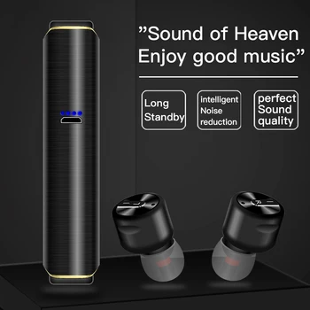 

Q32 TWS LED Bluetooth 5.0 Earphone Wireless Headphons Sport Handsfree Earbuds 3D Stereo Gaming Headset With Mic Charging Box
