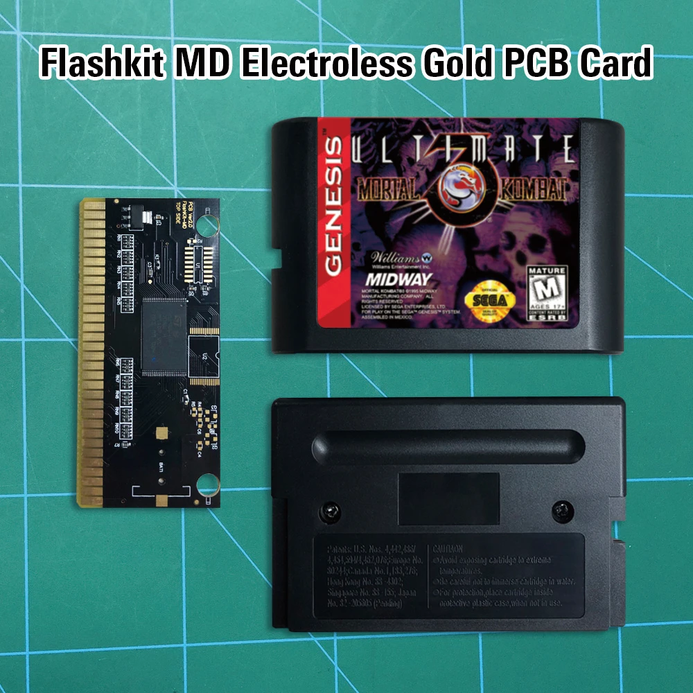 Ultimate Mortal Kombat 3 - Flashkit Md Electroless Gold Pcb Card 16 Bit Md  Games Cartridge For Megadrive Genesis Console - Accessories - AliExpress