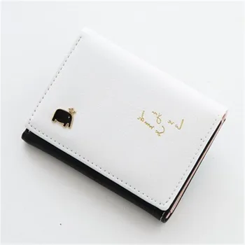 

lovely Women Wallets Short Mini Wallet Leather Button Love Coin Purse Lady Notecase Pocket Purse Card Female Money Bag
