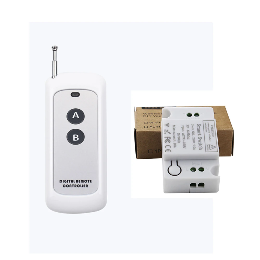 ac 110v220v 1ch rf relé módulo receptor