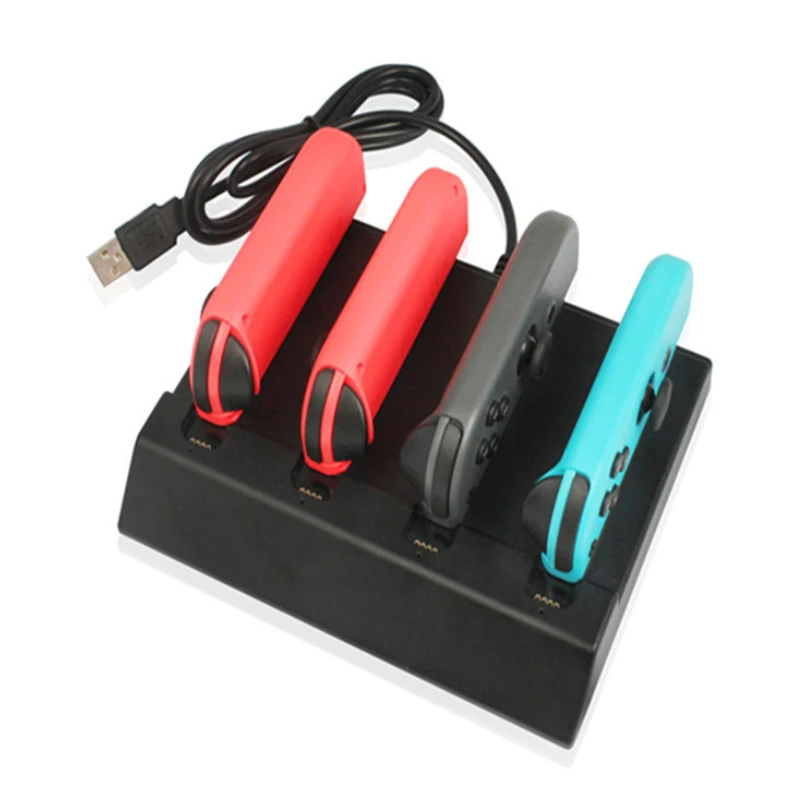 Для Nintendo Switch Joy-Con зарядная подставка для док-станции с индикатором для NS Joy-Con для хранения с функцией зарядного устройства держатель