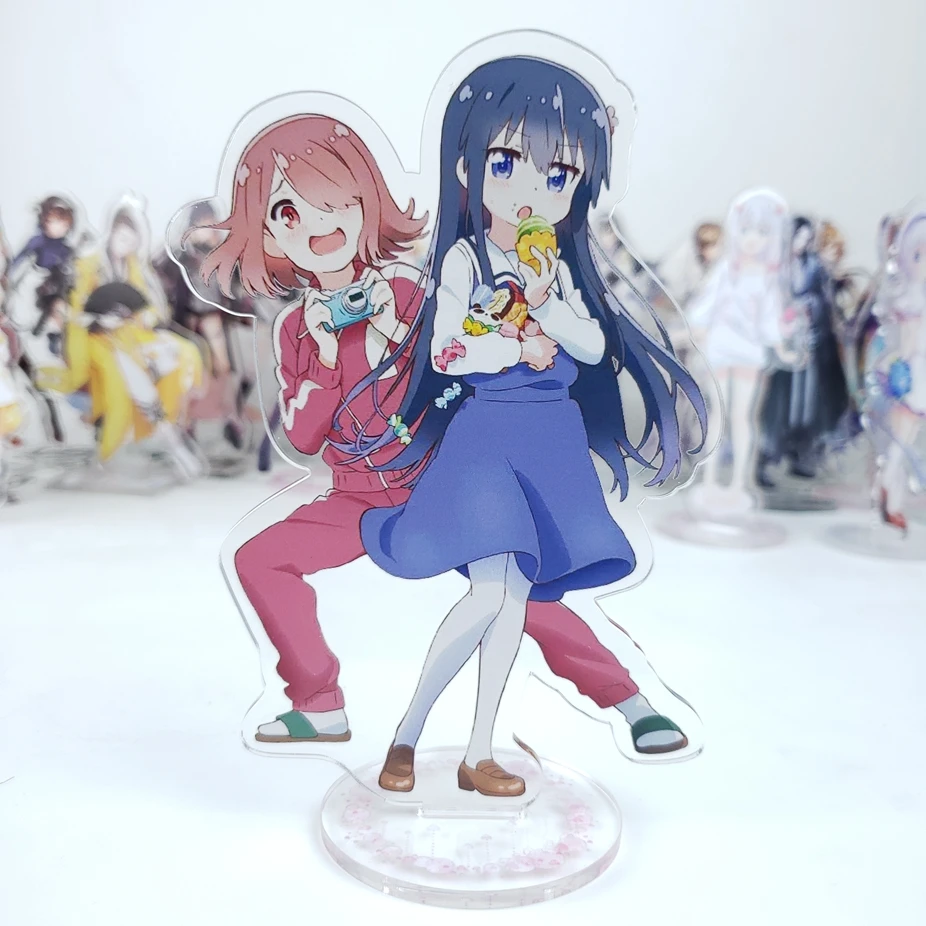 Японское аниме Watashi ni Tenshi ga Maiorita! Shirosaki Hana Hinata Hoshino Cosplay фигурка на акриловой