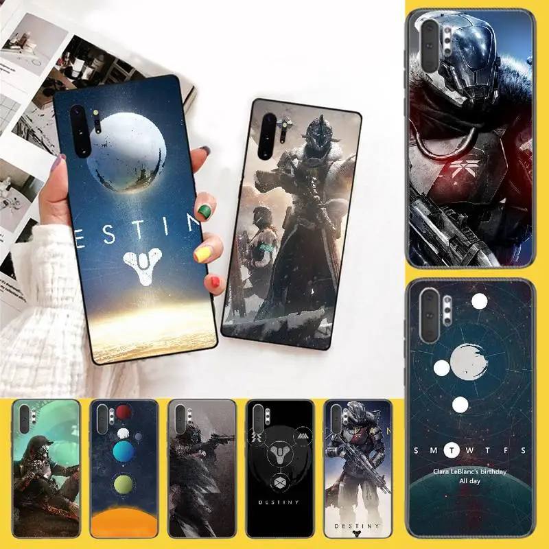 Мягкий черный чехол для телефона PENGHUWAN Destiny 2 game Samsung Note 3 4 5 7 8 9 10 pro M10 20 30 | Мобильные
