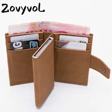 ZOVYVOL стиль RFID держатель для карт и минималистичный металлический кошелек для мужчин и женщин одиночная коробка алюминиевый блокирующий держатель для карт ZOVYVOL стиль RFID держатель для карт и минималистичный металлический кошелек для мужчин и женщин одиночная коробка алюминиевый блокирующий держатель для карт