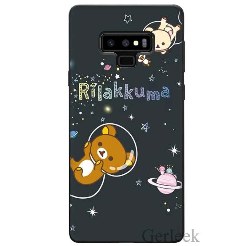 Desxz Rilakkuma чехол из термопластичного полиуретана для samsung Galaxy A5 A6 A7 A8 A9 A10 A30 A40 A50 A70 Защитная крышка - Цвет: B2