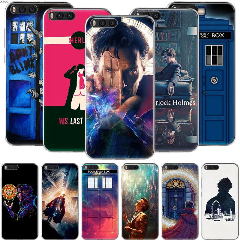 

Sherlock Holmes Tardis Who Case for xiaomi Mi 9se 8 9 lite A3 6x CC9 CC9e Mix3 POCOF1 9T 8se Silicone Transparent Strange Doctor