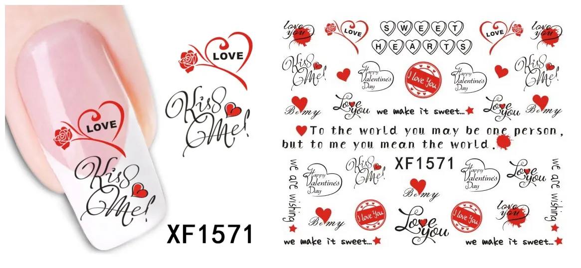 XF1571 5 листов/партия, сделай сам, Водные Наклейки для ногтей, Змеиный маникюр, дизайн, мода 3D, Восточный Дракон, наклейки для ногтей, переводные наклейки для ногтей - Цвет: XF1571