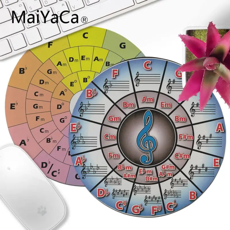 MaiYaCa ваш собственный коврик круг пятых пианино скрипка высокоскоростной новый