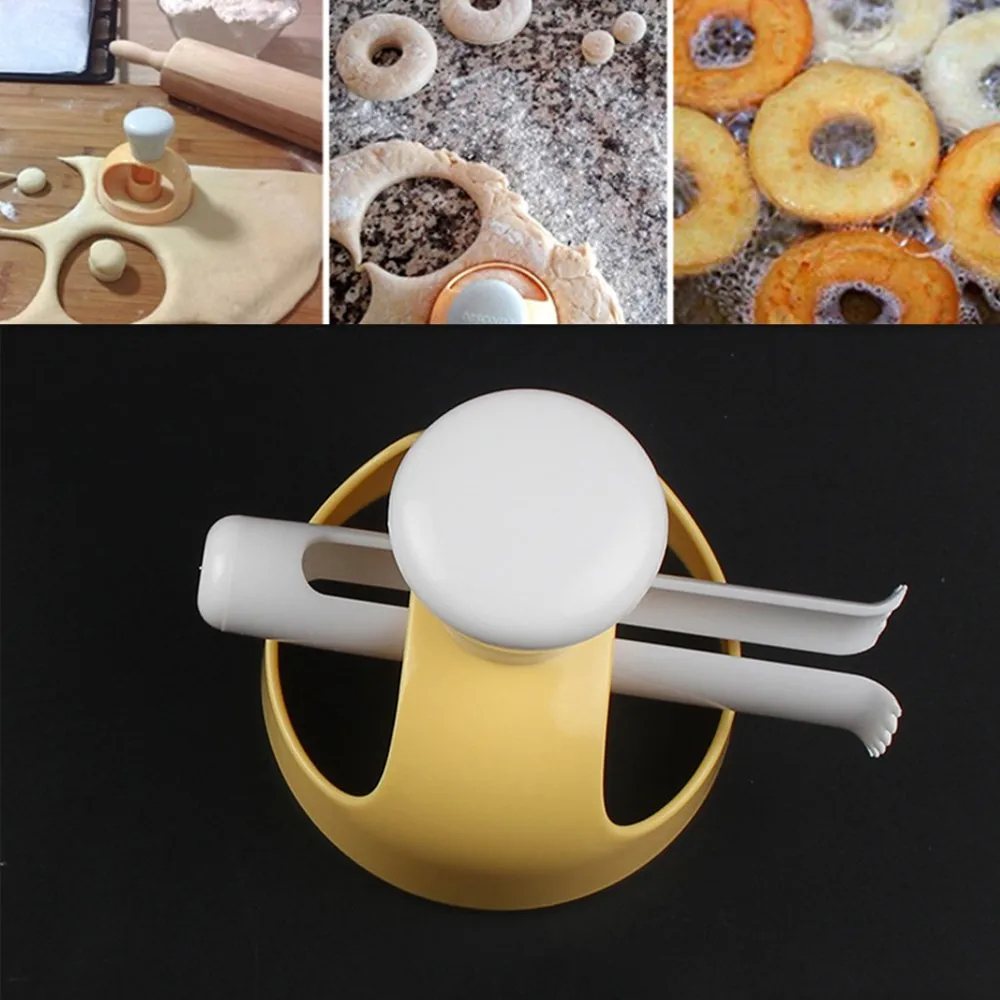 DIY приготовления пончиков творческие десерты еда производитель пончик плесень выпечки Печенье Хлеб резчик, принадлежности для выпечки Торт Декор Кондитерские инструменты