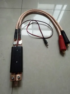 DIY машина для точечной сварки Автоматический триггер ручка Ручной точечной сварки ручка - Цвет: 25 square line