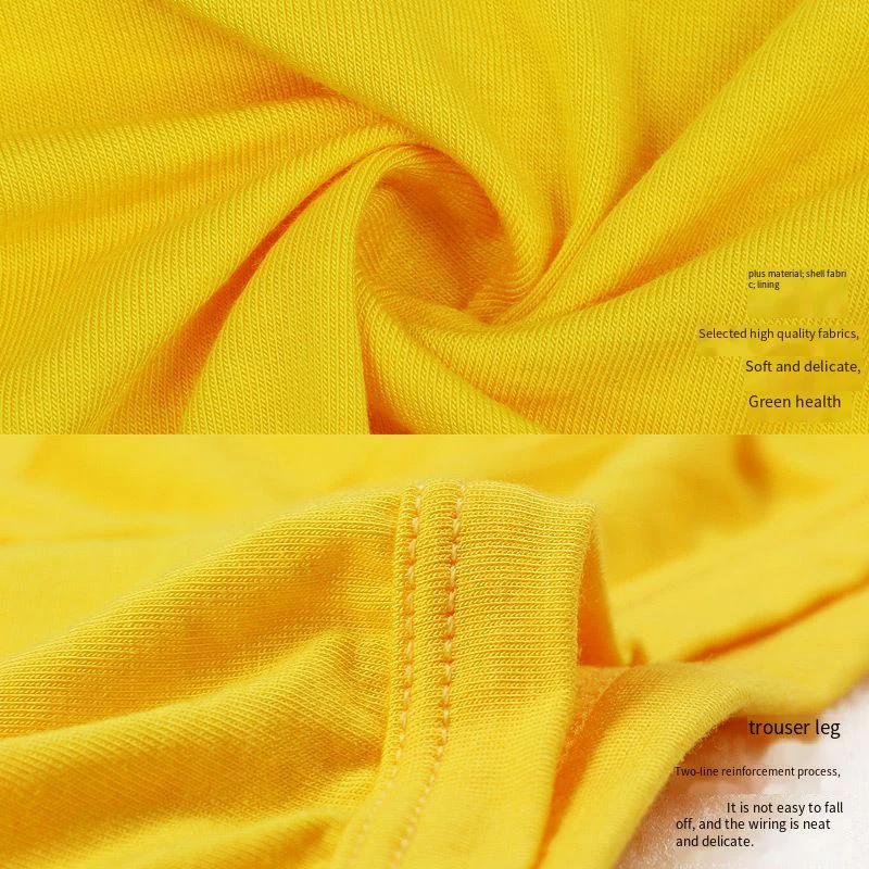 7 Pieces  New Men's Boxer Briefs Pure Cotton Youth Mid-low Waist Breathable Sexy Cute Personality Trendy Four-corner Shorts Head