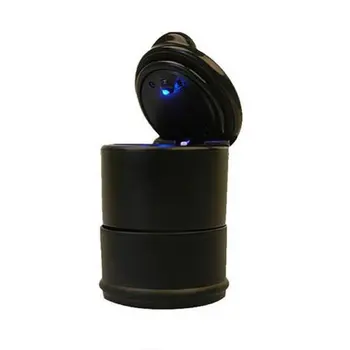 

Car Ashtray Creative Auto Accessories Ashtray High Temperature With Light Car Ashtray With Cover