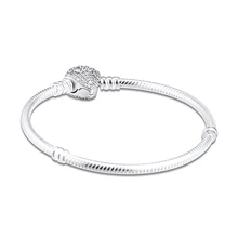 925 пробы серебряные сверкающие браслеты