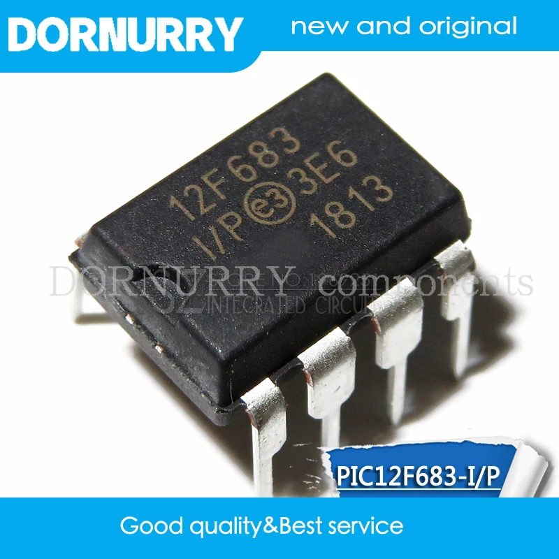 

2PCS PIC12F683-I/P PIC12F683 12F683 DIP-8 new and original DORNURRY