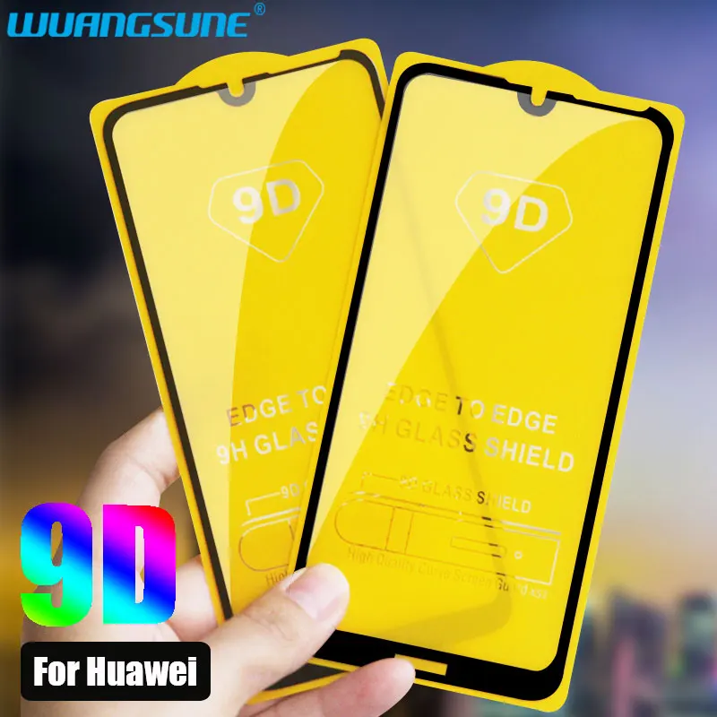 9D полное покрытие закаленное стекло для Huawei Y3 Y5Pro 2018 Y6 Prime защита экрана на Y7 lite 2019
